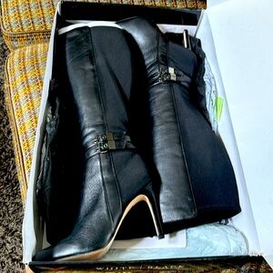 White House|Black Market Black heeled boots
